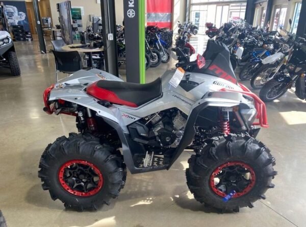 New 2024 Can-Am® Renegade X mr 1000 R Hyper Silver & Legion Red